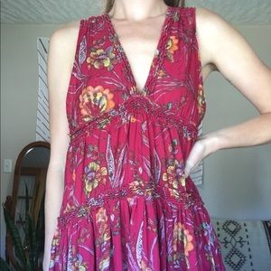 Free People Floral Tunic